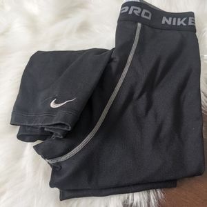 NIKE PRO SZ XL BLACK LEGGINGS